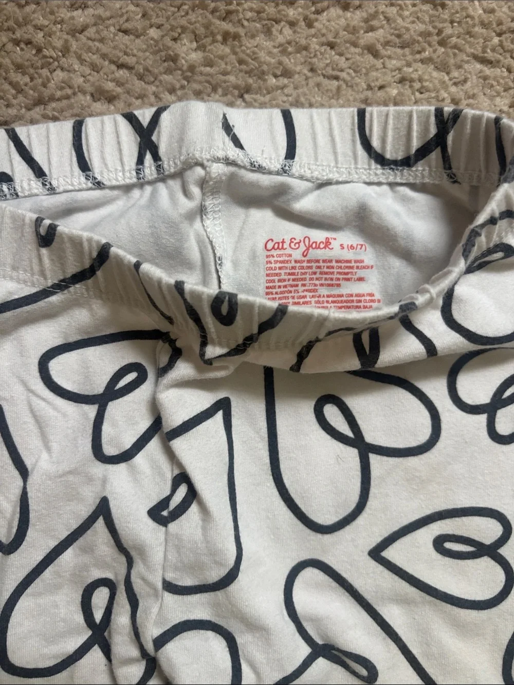 Lot girls size 6/7 leggings bundle Old Navy & Cat & Jack